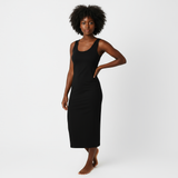 Fond de robe noir longue