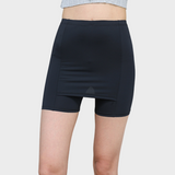 Jupe short sous robe noir pour femme
