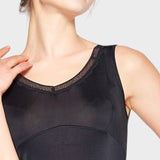 Fond de robe en soie noire zoom