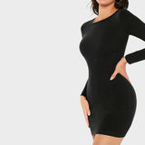 Fond de robe manche longue zoom