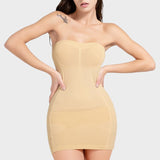 Fond de robe sans bretelle face