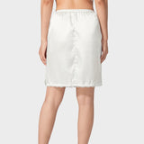 Jupon blanc sous robe dos