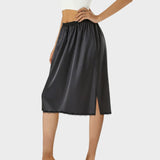 Jupon sous robe fluide noir - S