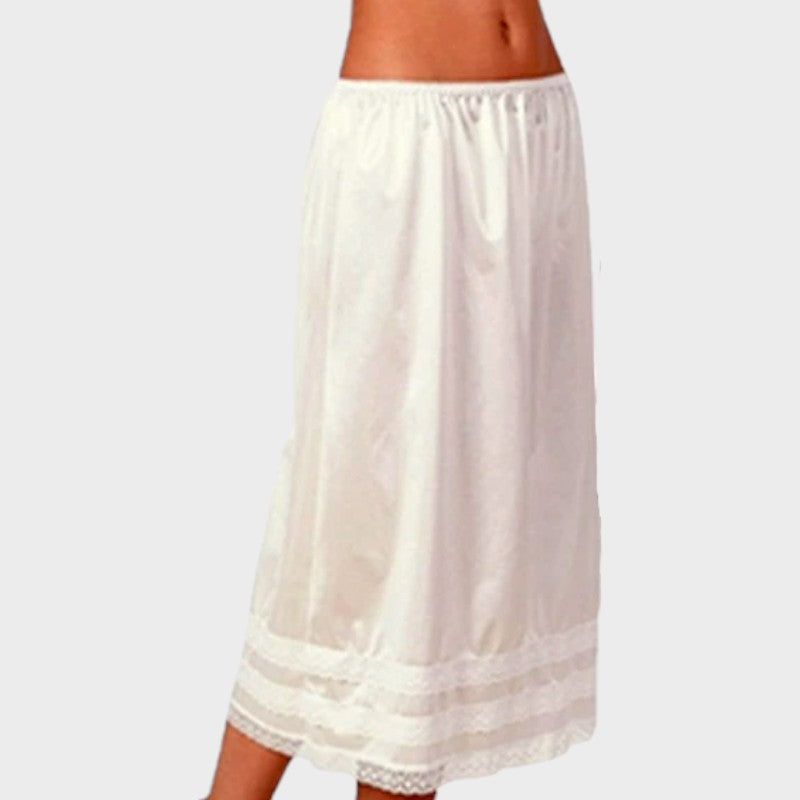 Jupon sous robe grande taille - Ivoire / L - Jupon sous robe